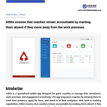 Athlio case study preview