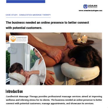 Candlestick Massage Therapy case study preview