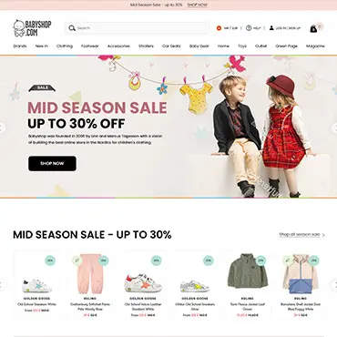 BABYSHOP project screenshot